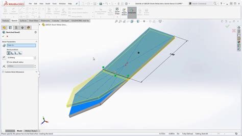 solidworks bend part not sheet metal|solidworks sheet metal k factor.